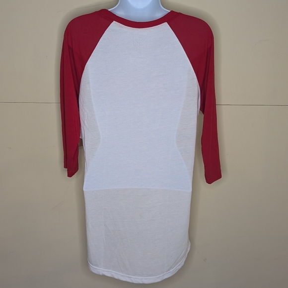 NWT Utah Utes Baseball Tee Red and White by Blue84 - Picture 3 of 9